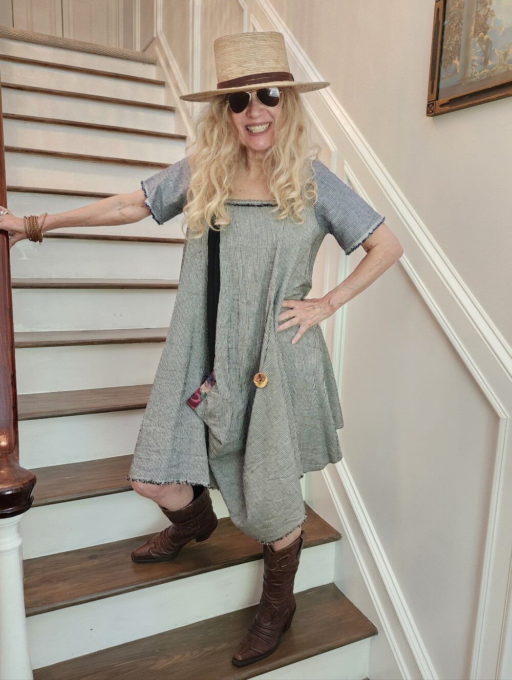 Lee Andersen NWOT & Pro Clean Relaxed Short-Sleeve Swing Tunic Dress, S, $45